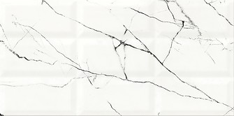Cersanit Arce white structure glossy 29,7x60 cm falicsempe