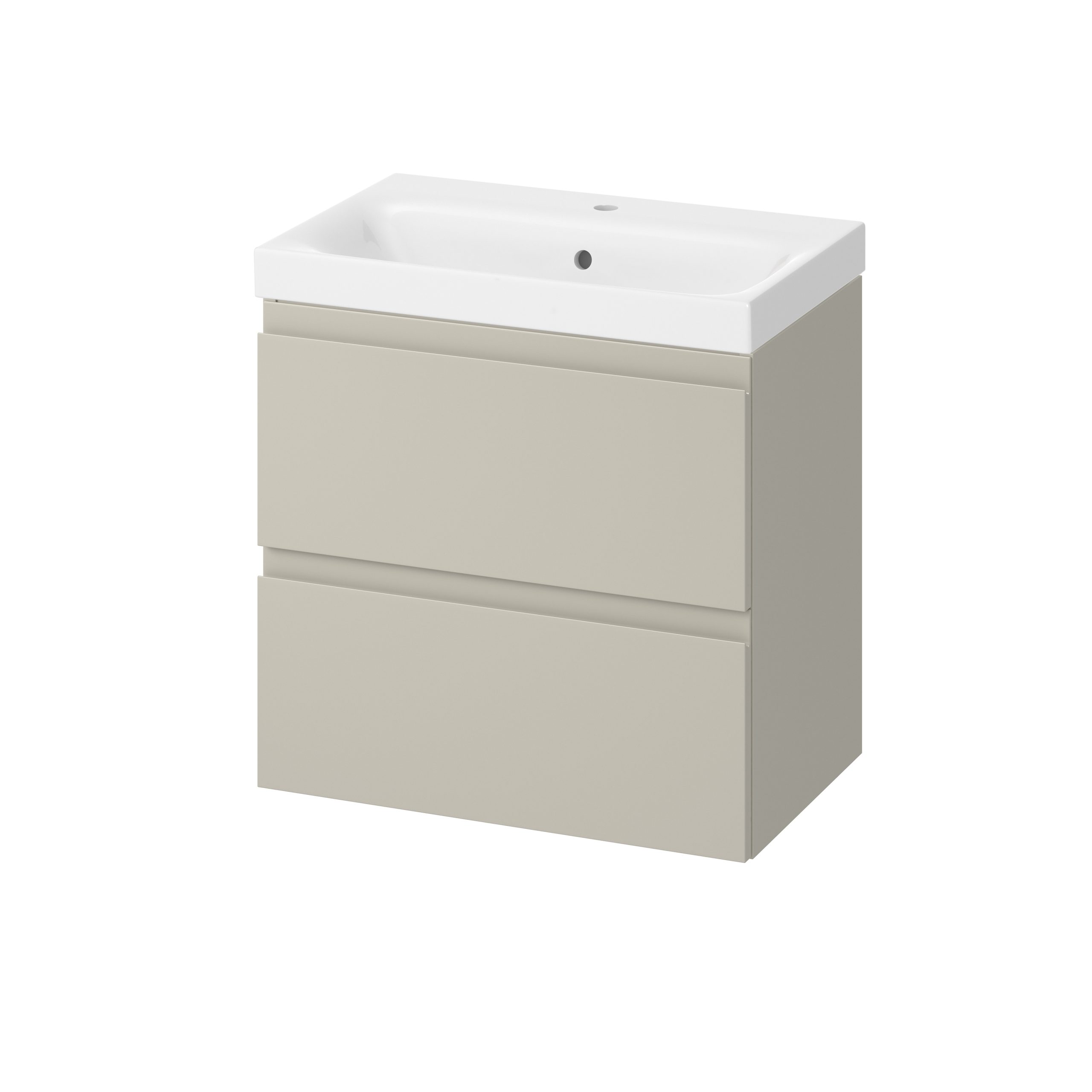 Cersanit Moduo set 60×38 slim kasmír alsószekrény mosdóval -lapraszerelt (S801-594)