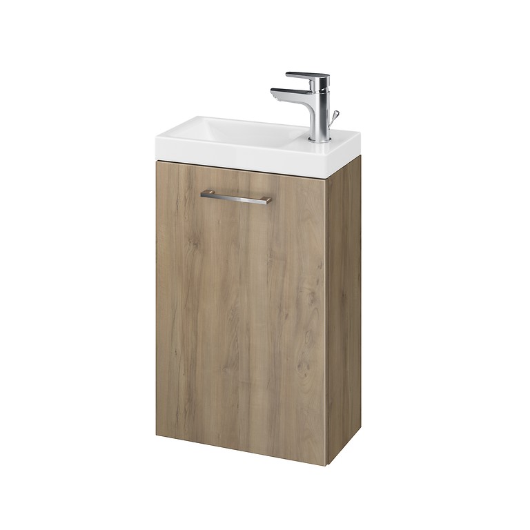 Cersanit Lara 40x22 cm szett Como mosdóval – dió (s801-188-dsm)