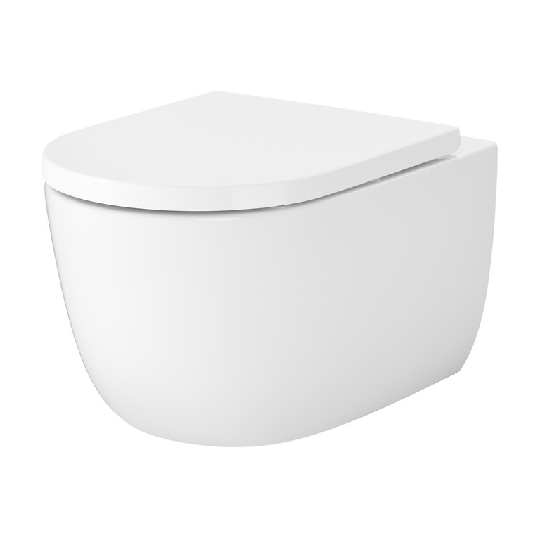 Cersanit NAVADO PRO OVAL Tornado fali WC szett, ülőkével (S4036-001)