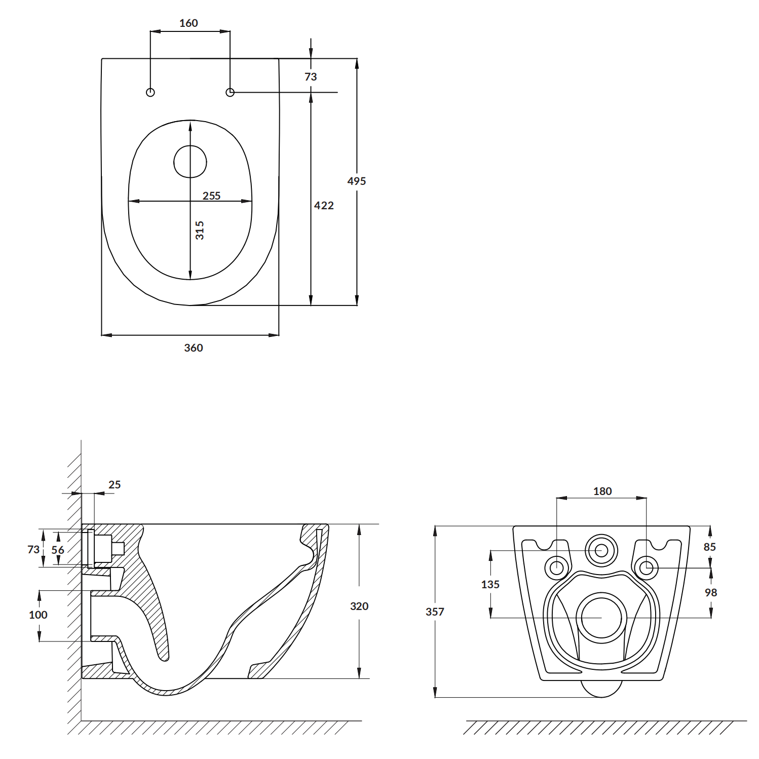 Cersanit Set C952 Lider Pro Oval Tornado kompakt fali WC slim ülőkével (S4039-001)