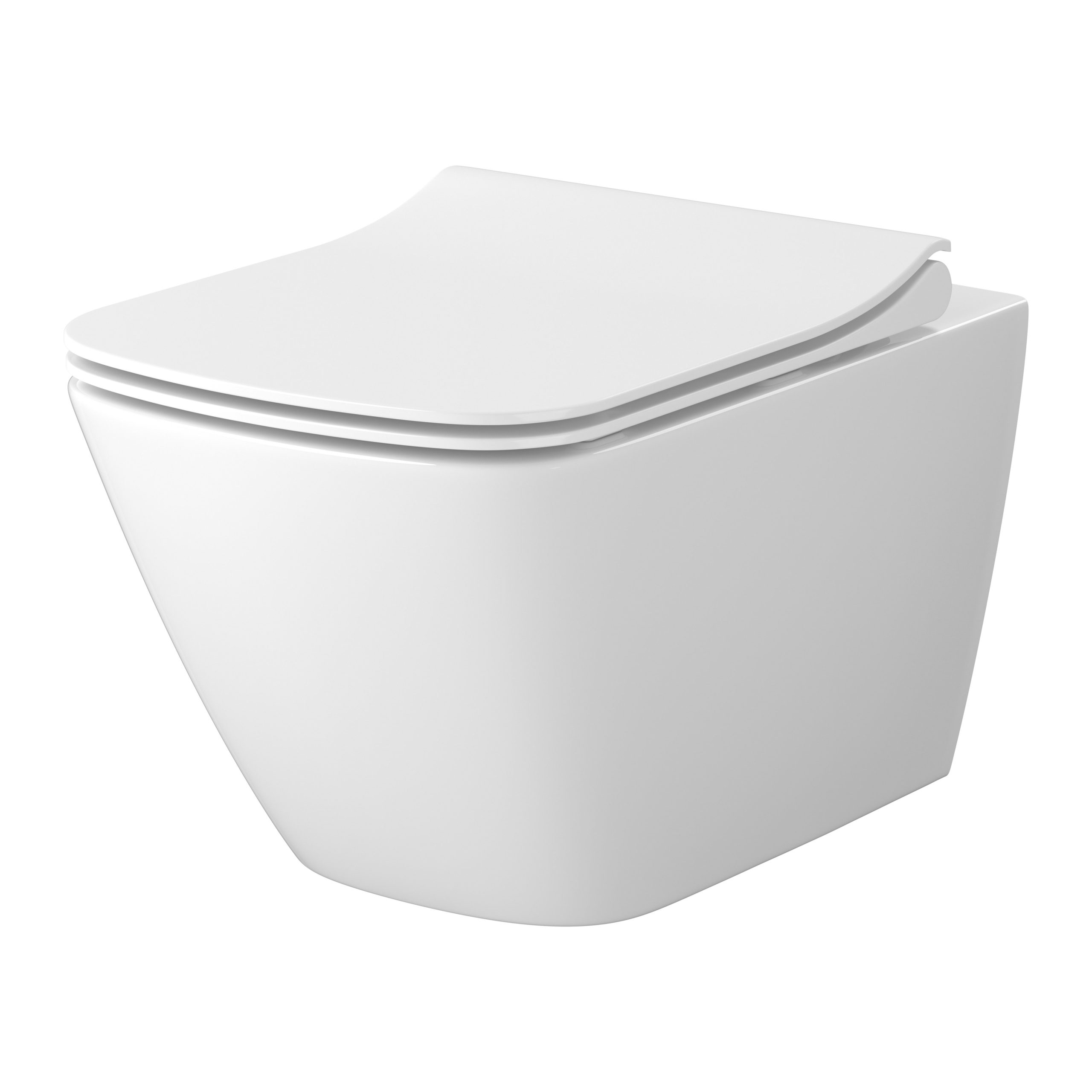 Cersanit City Pro Square Vortex Fali WC ülőkével (S701-884)