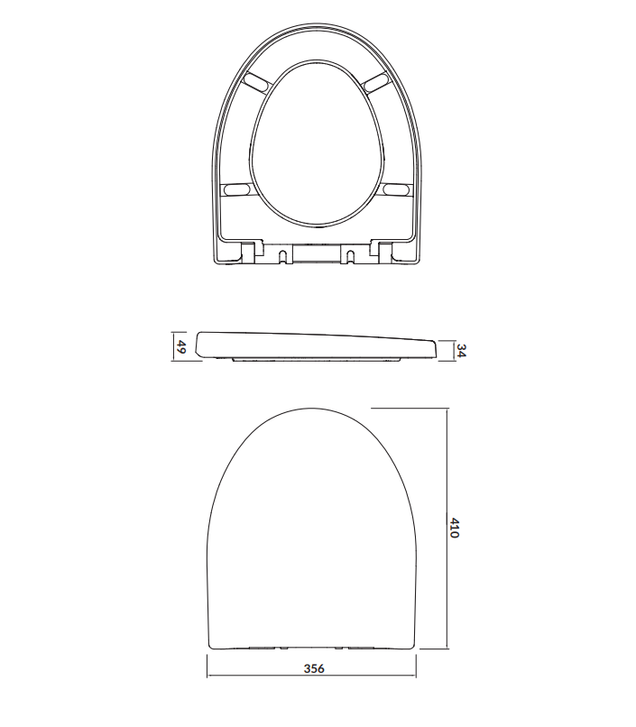 Cersanit Parva lecsapódásgátlós, könnyen levehető WC-Ülőke (K98-0122)