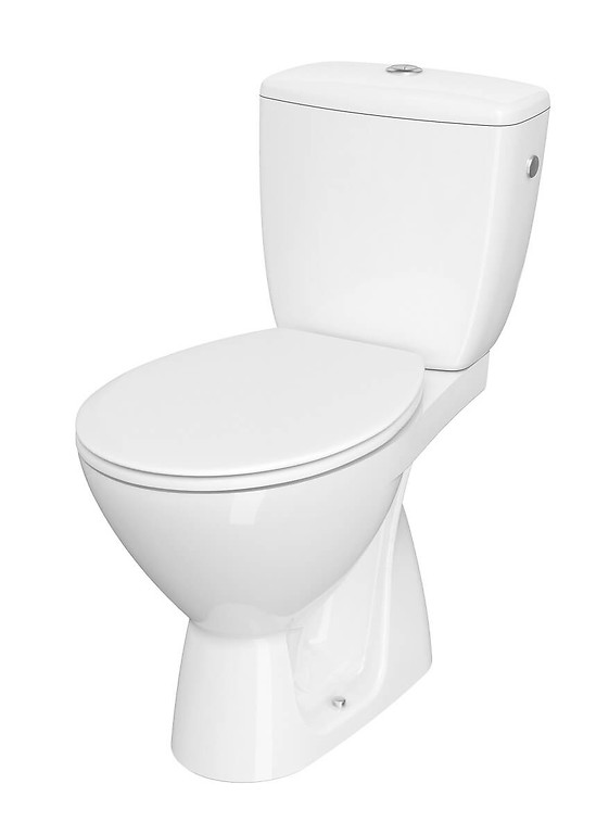 Cersanit Kaskada Peremes Monoblokkos Alsó Kifolyású WC, Polipropilén Ülőkével (K100-207)