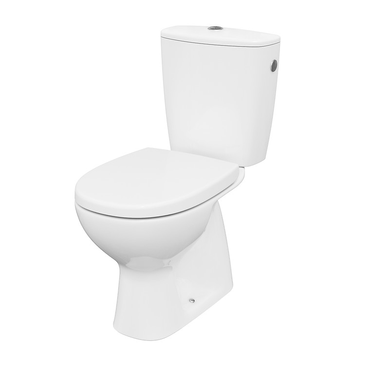 Cersanit Arteco Perem Nélküli Monoblokkos Mélyöblítésű Alsó Kifolyású WC, Slim Soft Close Ülőkével (K667-075)
