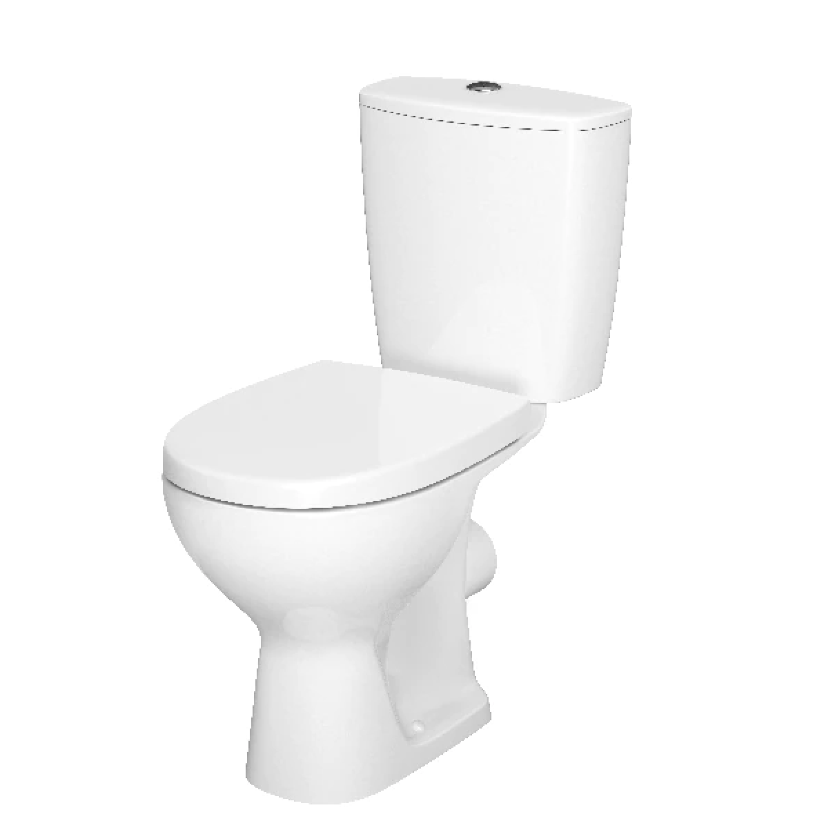Cersanit Arteco Monoblokkos Mélyöblítésű Hátsó Kifolyású WC, Slim Soft Close Ülőkével (K667-052)