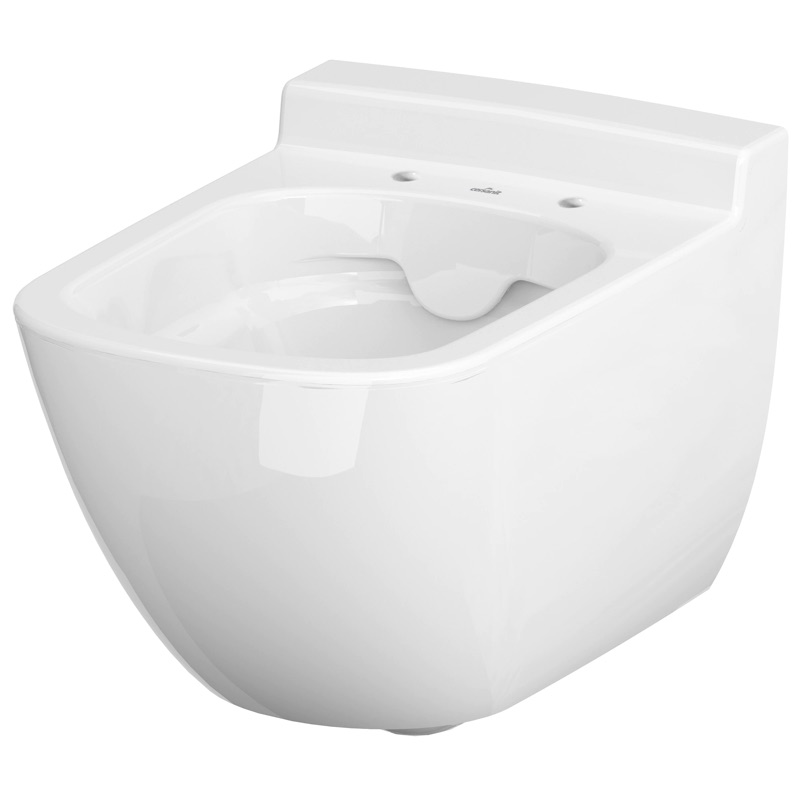 Cersanit Caspia Perem Nélküli Mélyöblítésű Fali WC, Slim Soft Close Ülőkével (K701-103)