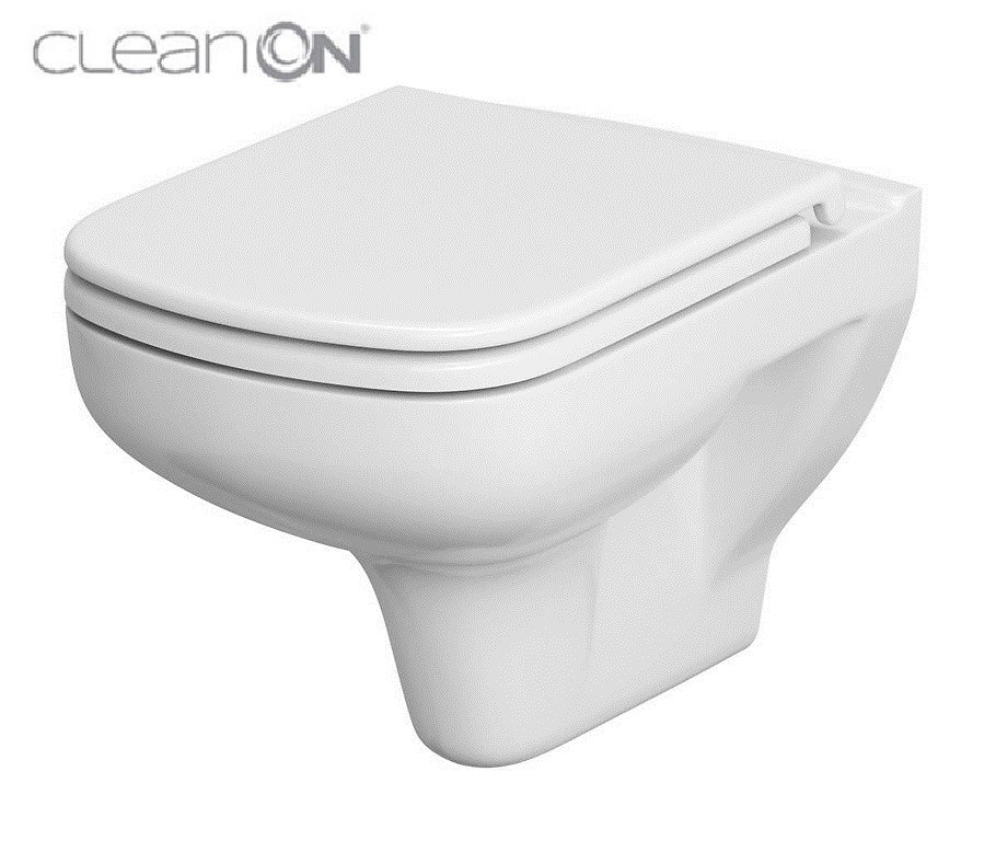 Cersanit Colour Perem Nélküli Mélyöblítésű Fali WC, Soft Close Ülőkével (K701-042)