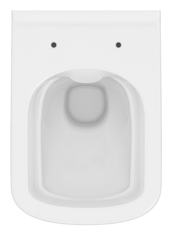 Cersanit City Szögletes Perem Nélküli Fali WC, Rejtett Rögzítéssel, Ülőke Nélkül (K35-041)