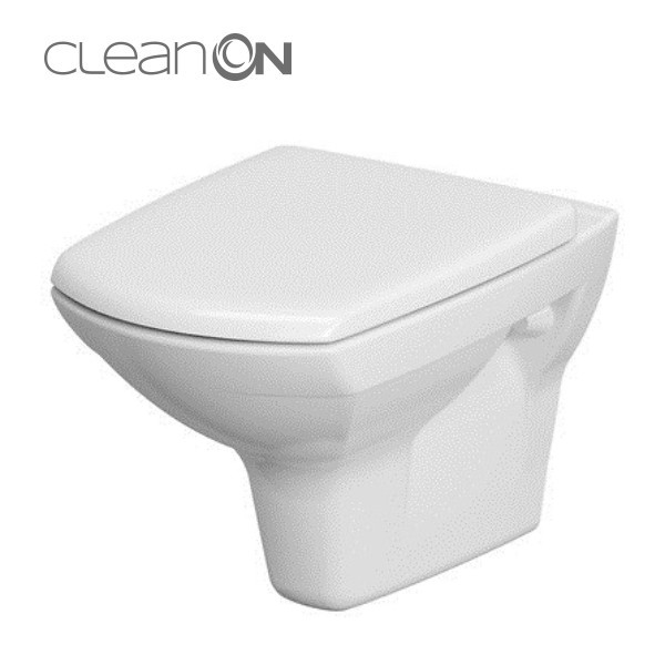 Cersanit Carina Perem Nélküli Mélyöblítésű Fali WC, Soft Close Ülőkével (K701-033)