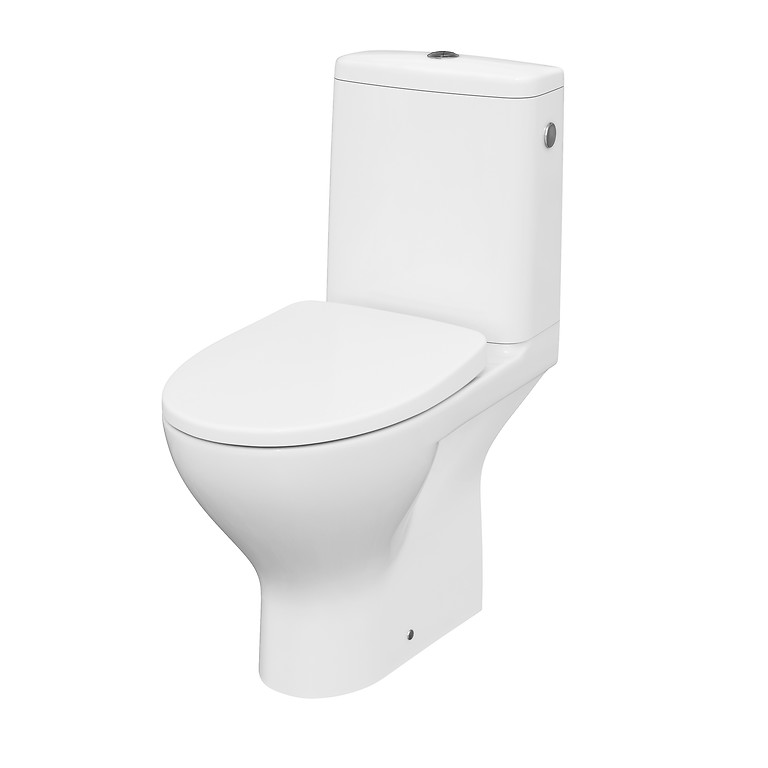 Cersanit Moduo Perem Nélküli Monoblokkos Univerzális Kifolyású WC, Soft Close Ülőkével (K116-036)