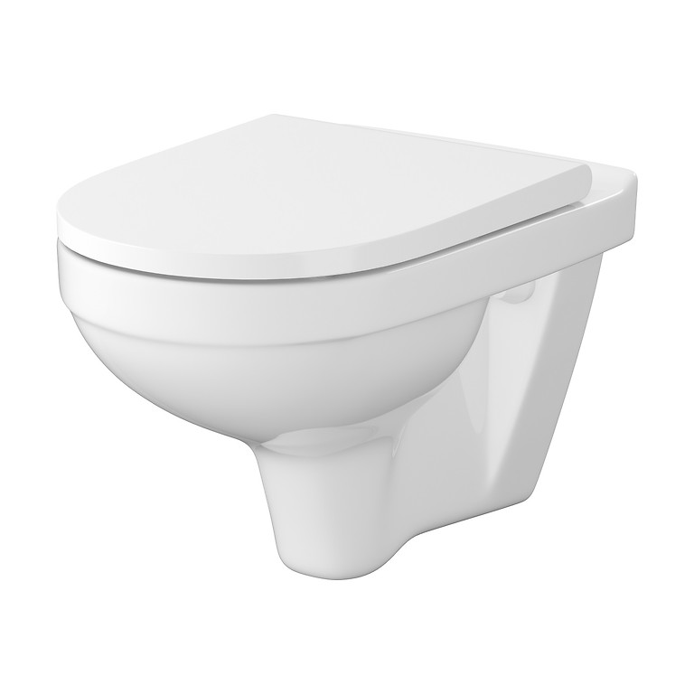 Cersanit Zip Nyitott Peremes Mélyöblítésű Fali WC, Soft Close Ülőkével (S701-565)