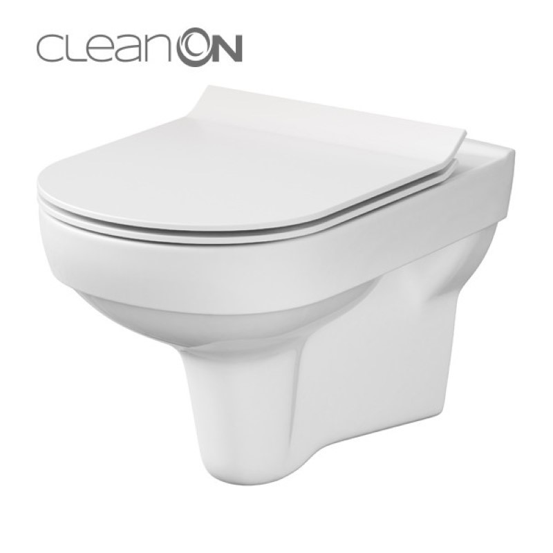 Cersanit City Perem Nélküli Mélyöblítésű Fali WC, Ülőke Nélkül (K35-028)
