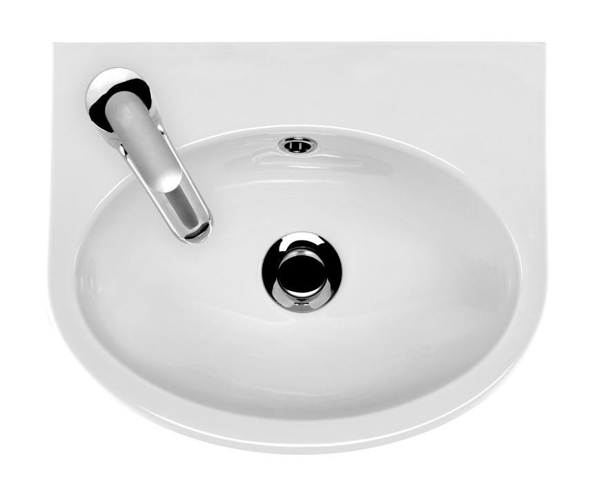 Cersanit Parva 40×32 cm Kézmosó, Fehér, Balos (K27-009-L)