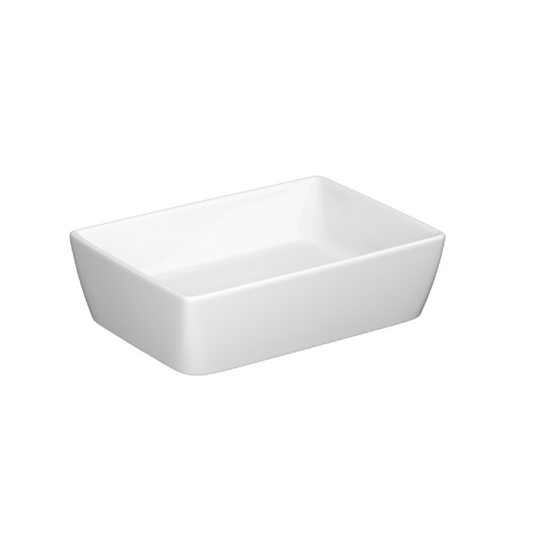 Cersanit City 50,5×35,5 cm Téglalap Pultra Tehető Mosdó, Fehér, Csaplyuk Nélkül (K35-048)
